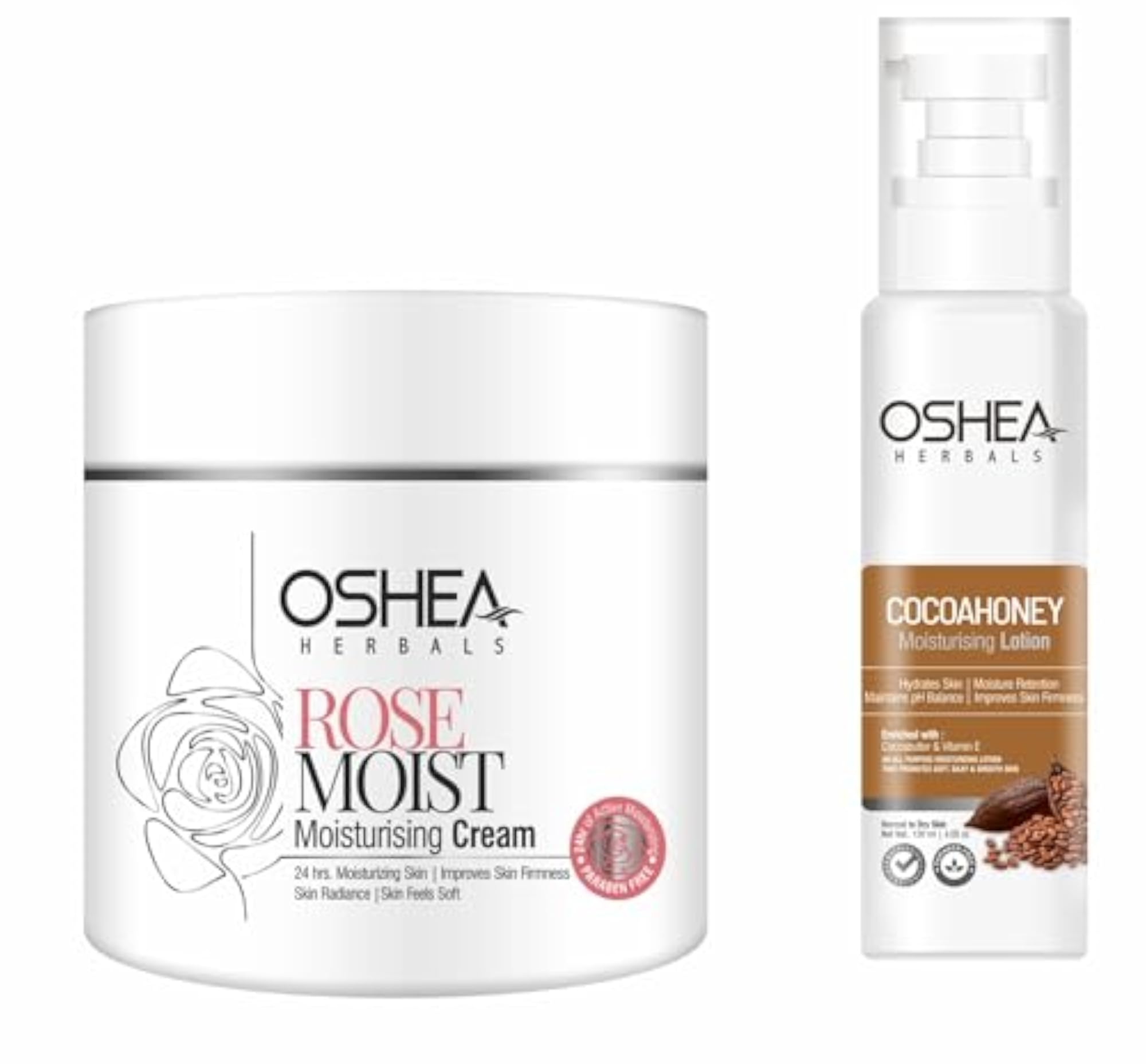 Herbals Rosemoist Cream & Cocoahoney Lotion Combo
